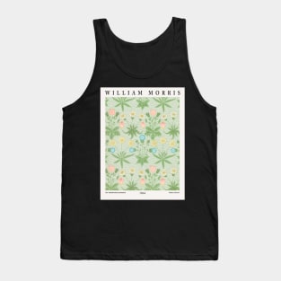 William Morris Exhibition Wall Art Morris Textile Design Daisy Pattern Floral Art Tank Top